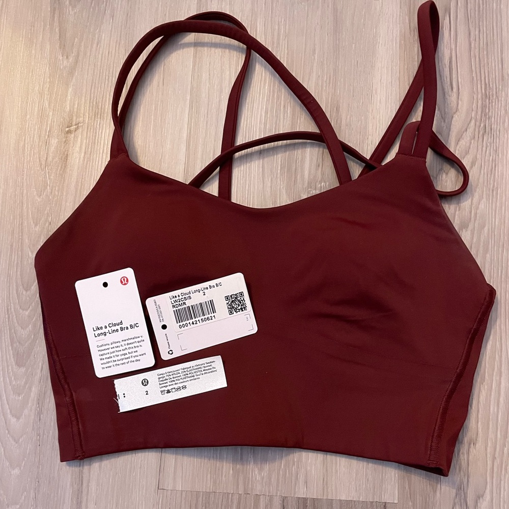 ***SOLD***Lululemon Like a Cloud Longline Bra